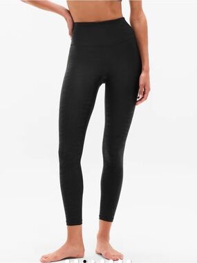 Athleta Dark Teal Elation Sheen Leggings XS